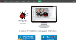 Desktop Screenshot of cyberbotics.com
